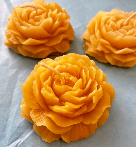Peony Flower Candles